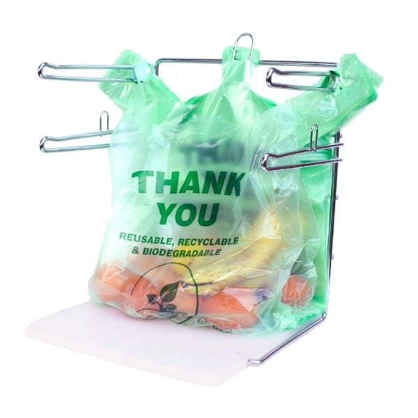 armopak biodegradable shopping bags stand